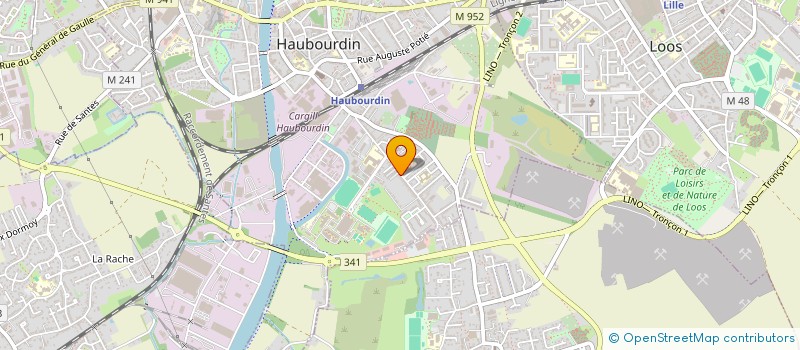 localisation de l'entreprise MONSIEUR BERNARD COUROUBLE  HAUBOURDIN