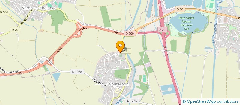 localisation de l'entreprise MONSIEUR BERNARD COURTAT  COUTERNON