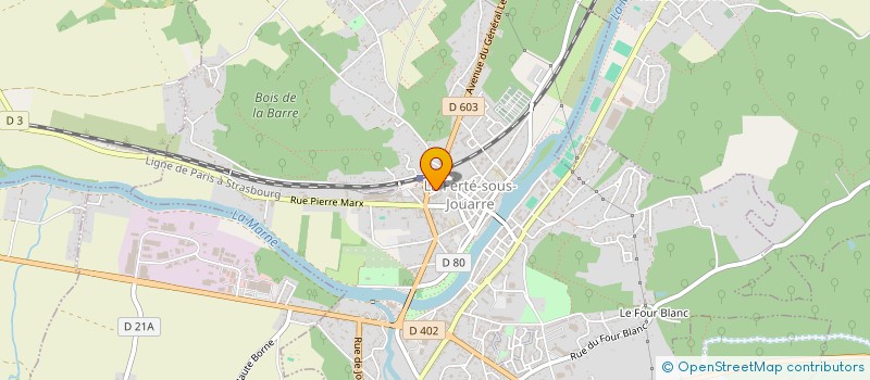 localisation de l'entreprise MONSIEUR BERNARD COURTOIS à LA FERTE-SOUS-JOUARRE