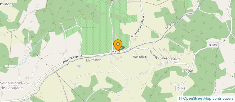 localisation de l'entreprise MONSIEUR BERNARD COUSIN  LOUPIAC-DE-LA-REOLE