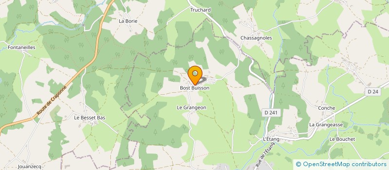 localisation de l'entreprise MONSIEUR BERNARD COUTANSON à SAINT PAL DE CHALENCON