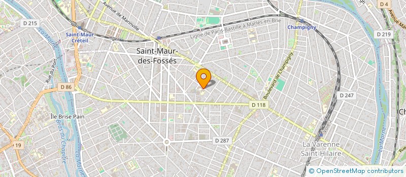 localisation de l'entreprise MONSIEUR BERNARD COUTANSON  SAINT-MAUR-DES-FOSSES