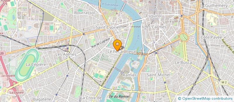 localisation de l'entreprise MONSIEUR BERNARD COUTANT  TOULOUSE