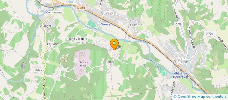 localisation de l'entreprise MONSIEUR BERNARD COUZON  SAINT-GERMAIN-NUELLES