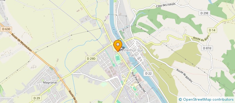 localisation de l'entreprise MONSIEUR BERNARD CRESUT à VILLEMUR-SUR-TARN