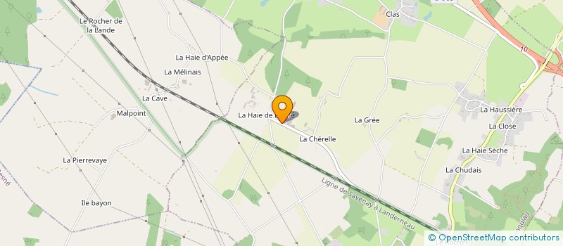 localisation de l'entreprise MONSIEUR BERNARD CRIAUD  PRINQUIAU