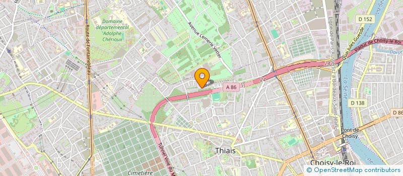 localisation de l'entreprise MONSIEUR BERNARD CROCE  THIAIS