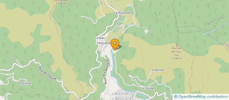 localisation de l'entreprise MONSIEUR BERNARD CROS  LABASTIDE-SUR-BESORGUES