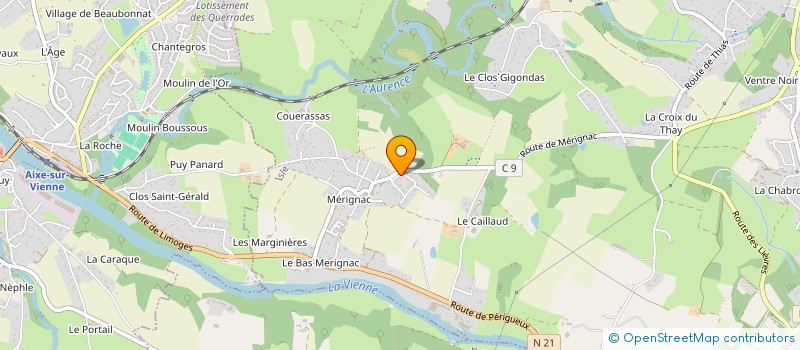 localisation de l'entreprise MONSIEUR BERNARD CROUZEVIALLE  ISLE