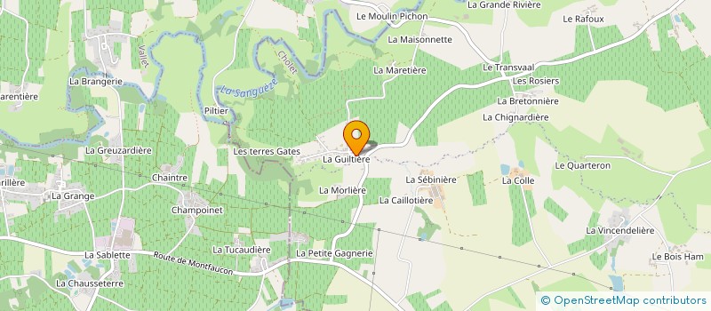 localisation de l'entreprise MONSIEUR BERNARD CROZIER à SEVREMOINE