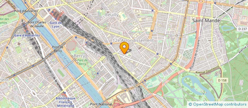 localisation de l'entreprise MONSIEUR BERNARD CRU à PARIS
