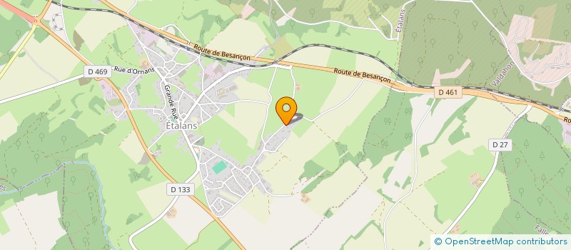 localisation de l'entreprise MONSIEUR BERNARD CUCHEROUSSET  ETALANS