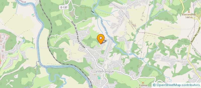 localisation de l'entreprise MONSIEUR BERNARD CURUTCHET  MOUGUERRE