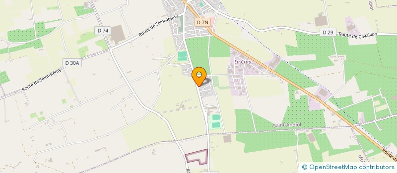 localisation de l'entreprise MONSIEUR BERNARD CUTILLAS  SAINT-ANDIOL