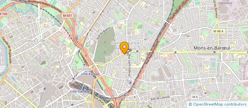 localisation de l'entreprise MONSIEUR BERNARD CUVELIER à LILLE