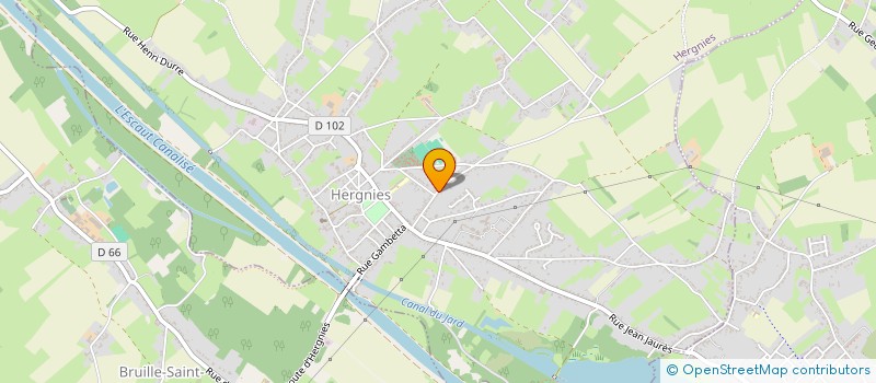 localisation de l'entreprise MONSIEUR BERNARD D HEM  BRUILLE-SAINT-AMAND