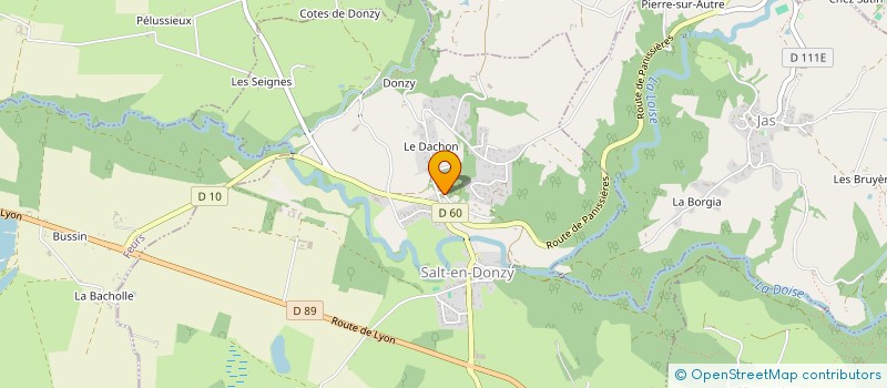 localisation de l'entreprise MONSIEUR BERNARD DA COSTA  SALT-EN-DONZY