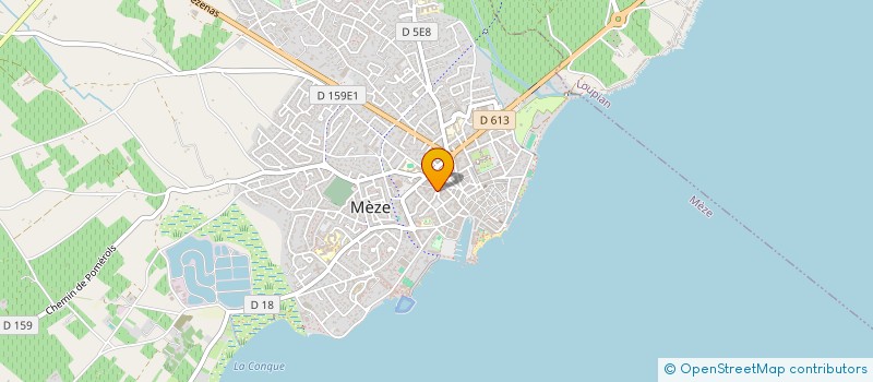 localisation de l'entreprise MONSIEUR BERNARD DABEZIES à MEZE
