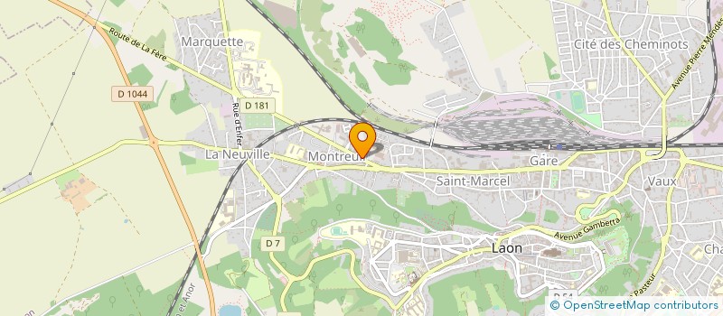 localisation de l'entreprise MONSIEUR BERNARD DACHY à LAON