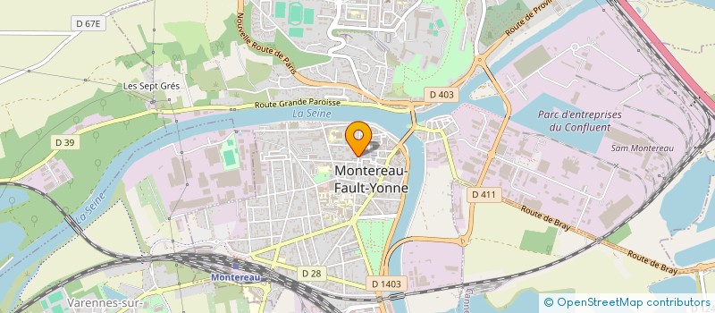 localisation de l'entreprise MONSIEUR BERNARD DAIRE à MONTEREAU-FAULT-YONNE