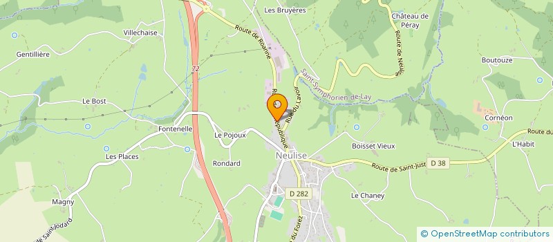 localisation de l'entreprise MONSIEUR BERNARD DALLERY  NEULISE