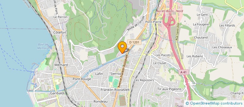 localisation de l'entreprise MONSIEUR BERNARD DAMIANO à AIX-LES-BAINS