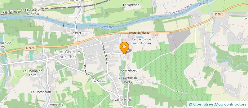 localisation de l'entreprise MONSIEUR BERNARD DANGE  SAINT-GEORGES-SUR-CHER