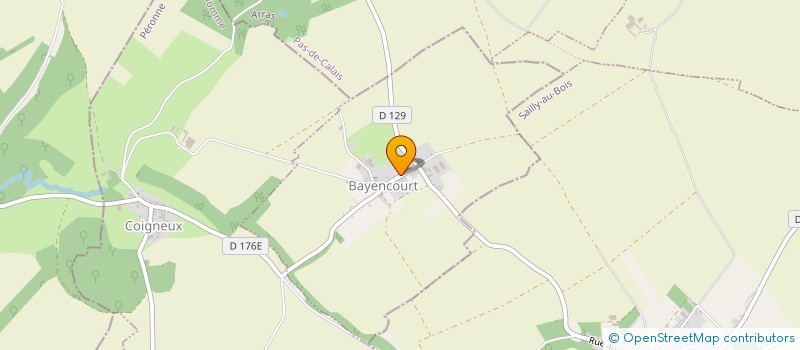 localisation de l'entreprise MONSIEUR BERNARD DANICOURT à BAYENCOURT