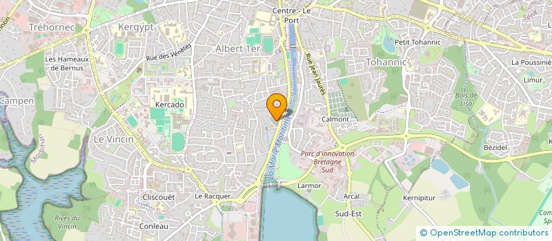 localisation de l'entreprise MONSIEUR BERNARD DANIEL  VANNES