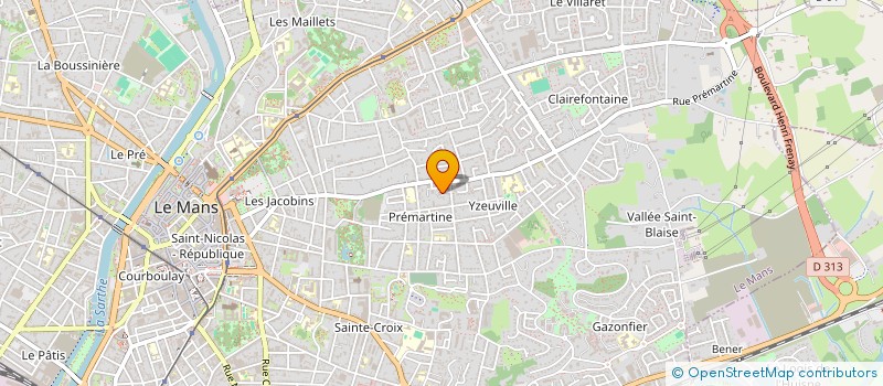 localisation de l'entreprise MONSIEUR BERNARD DANJOU à LE MANS