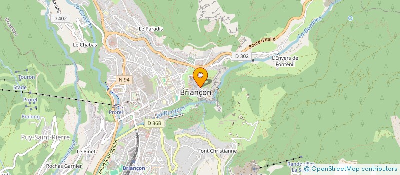 localisation de l'entreprise MONSIEUR BERNARD DAUGAS à BRIANCON