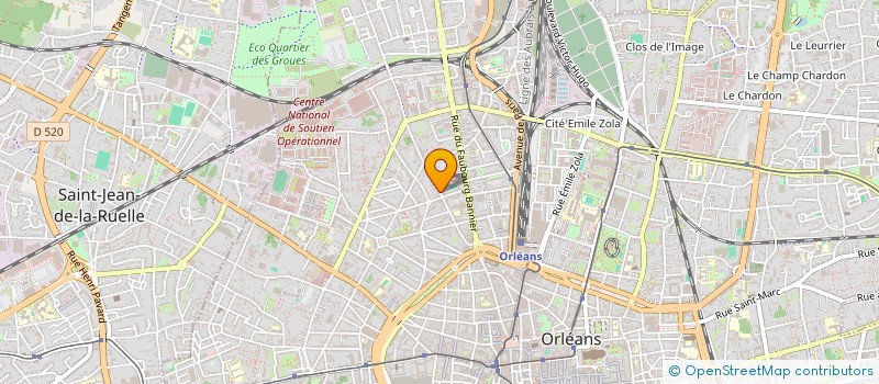 localisation de l'entreprise MONSIEUR BERNARD DAVID à ORLEANS