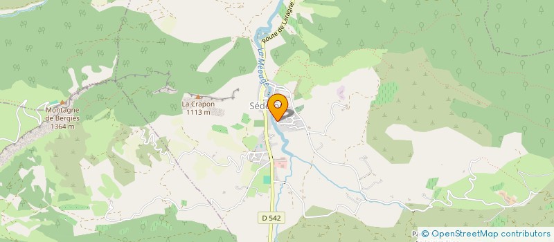 localisation de l'entreprise MONSIEUR BERNARD DAVID  SEDERON