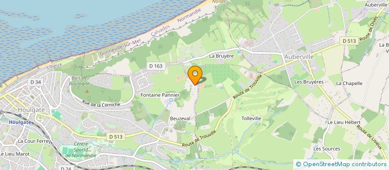 localisation de l'entreprise MONSIEUR BERNARD DAVY  HOULGATE