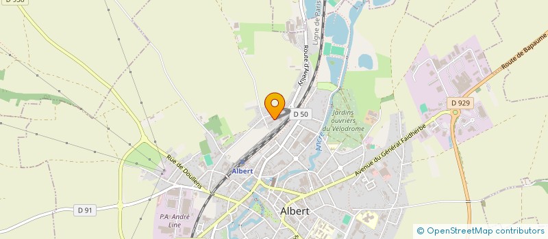 localisation de l'entreprise MONSIEUR BERNARD DE CUYPER à ALBERT