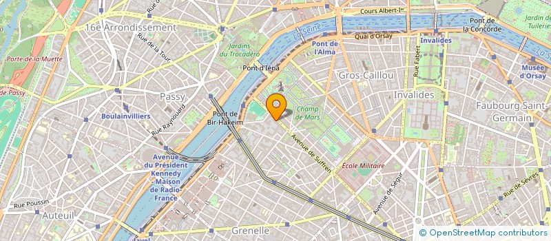 localisation de l'entreprise MONSIEUR BERNARD DE FEYDEAU  PARIS