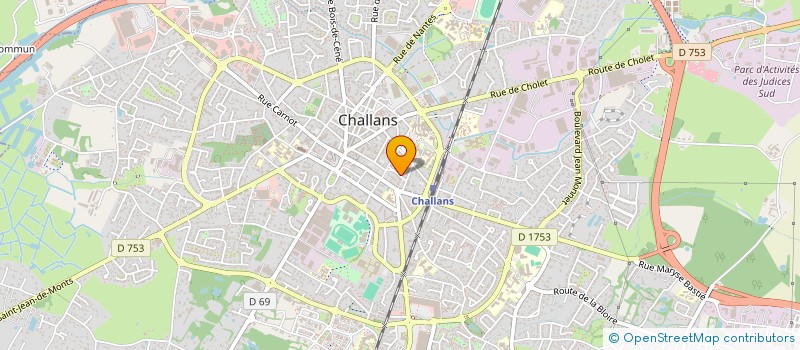 localisation de l'entreprise MONSIEUR BERNARD DE FILIPPO à CHALLANS
