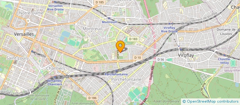 localisation de l'entreprise MONSIEUR BERNARD DE FRANCQUEVILLE à VERSAILLES