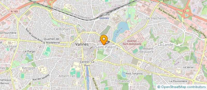 localisation de l'entreprise MONSIEUR BERNARD DE LA GUERRANDE à VANNES