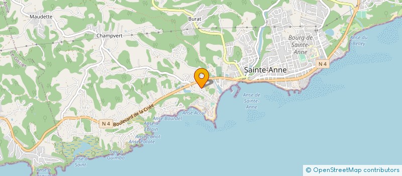 localisation de l'entreprise MONSIEUR BERNARD DE PAULI  SAINTE-ANNE