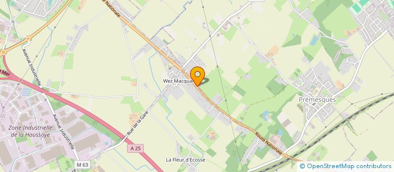 localisation de l'entreprise MONSIEUR BERNARD DE PRIESTER  PREMESQUES