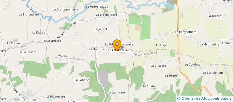 localisation de l'entreprise MONSIEUR BERNARD DECHANCE  LE GRAND-CELLAND