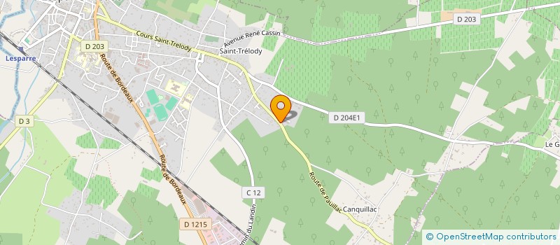 localisation de l'entreprise MONSIEUR BERNARD DECHARTRE  LESPARRE-MEDOC