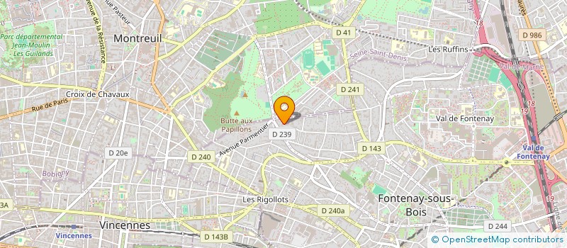 localisation de l'entreprise MONSIEUR BERNARD DECLEIN à FONTENAY-SOUS-BOIS