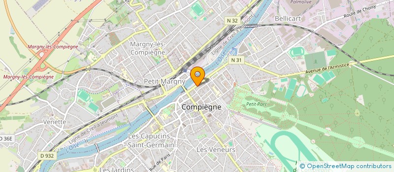 localisation de l'entreprise MONSIEUR BERNARD DECOCK  COMPIEGNE