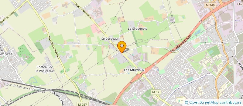 localisation de l'entreprise MONSIEUR BERNARD DECONINCK à SAINT-ANDRE-LEZ-LILLE