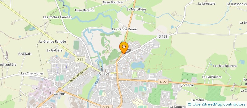 localisation de l'entreprise MONSIEUR BERNARD DECORCE  CRAON