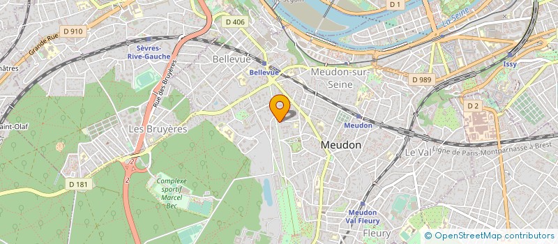 localisation de l'entreprise MONSIEUR BERNARD DECROIX à MEUDON