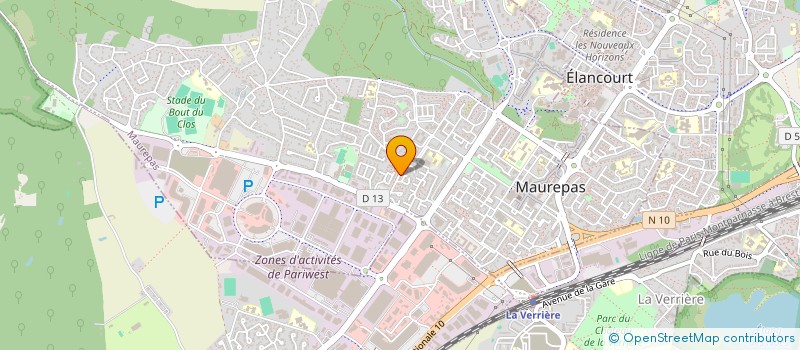 localisation de l'entreprise MONSIEUR BERNARD DEGUIDE  MAUREPAS