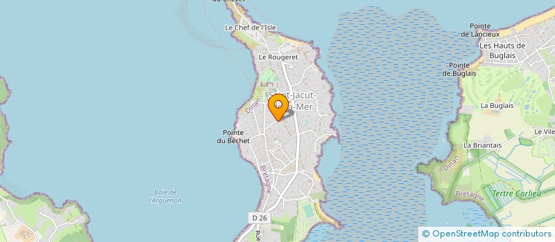localisation de l'entreprise MONSIEUR BERNARD DEGUY  SAINT-JACUT-DE-LA-MER